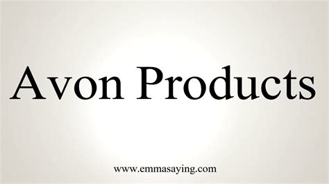 avon pronunciation